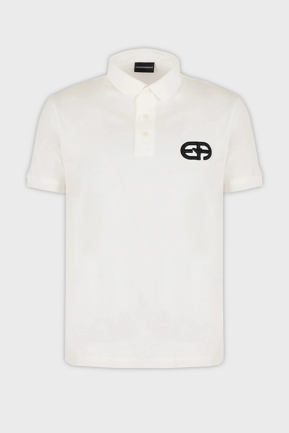 Emporio Armani Pamuklu Regular Fit Erkek Polo Yaka T Shirt 8N1FB6 1JUVZ 0101 BEYAZ - 5