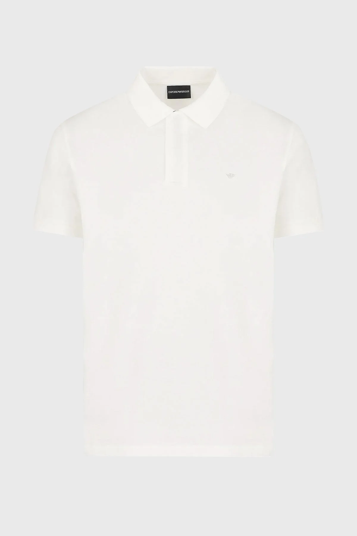 Emporio Armani Pamuklu Regular Fit Erkek Polo Yaka T Shirt EM000080 AF10094 U0011 BEYAZ - 3