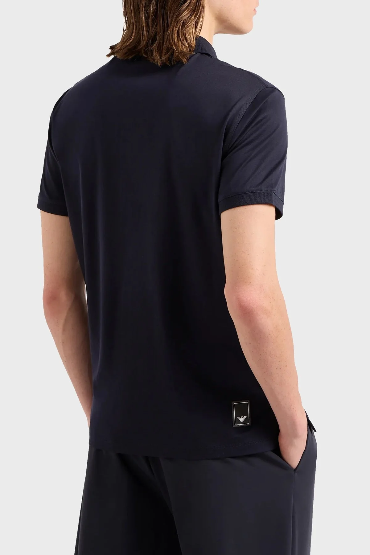 Emporio Armani Pamuklu Regular Fit Erkek Polo Yaka T Shirt EM000080 AF10094 UB118 LACİVERT - 3