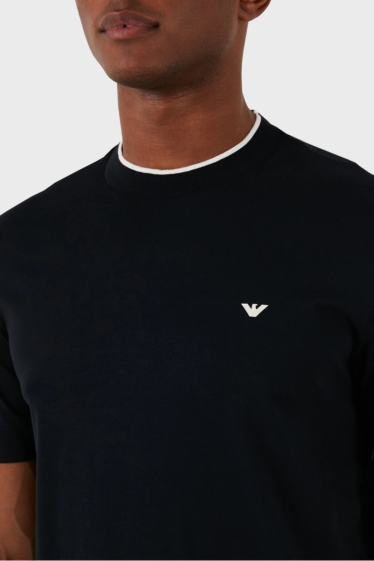 Emporio Armani Pamuklu Regular Fit Erkek T Shirt 3D1T73 1JPZZ 09R5 LACİVERT - 6