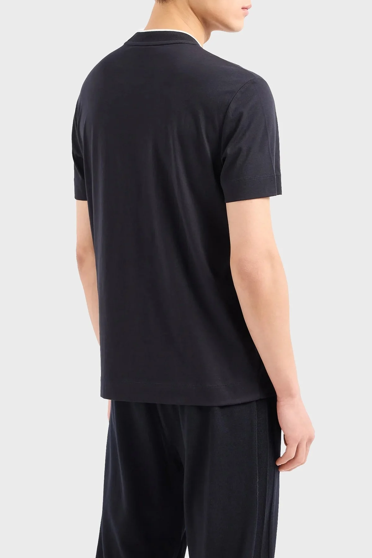 Emporio Armani Pamuklu Regular Fit Erkek T Shirt 3D1T73 1JPZZ 09R6 LACİVERT - 8