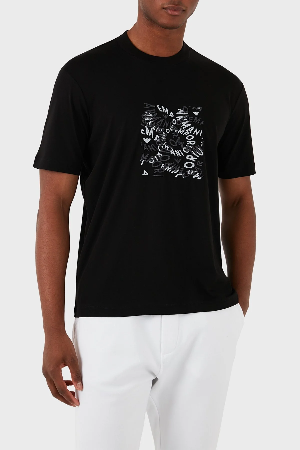 Emporio Armani Pamuklu Regular Fit Erkek T Shirt 3D1TG3 1JPZZ 0056 SİYAH - 3