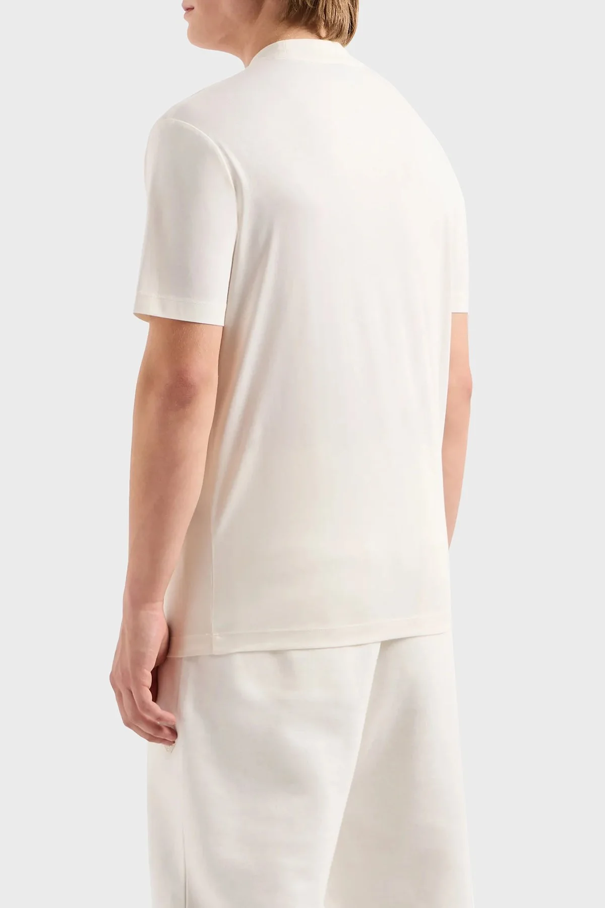 Emporio Armani Pamuklu Regular Fit Erkek T Shirt 3D1TG3 1JPZZ 01A2 EKRU - 3
