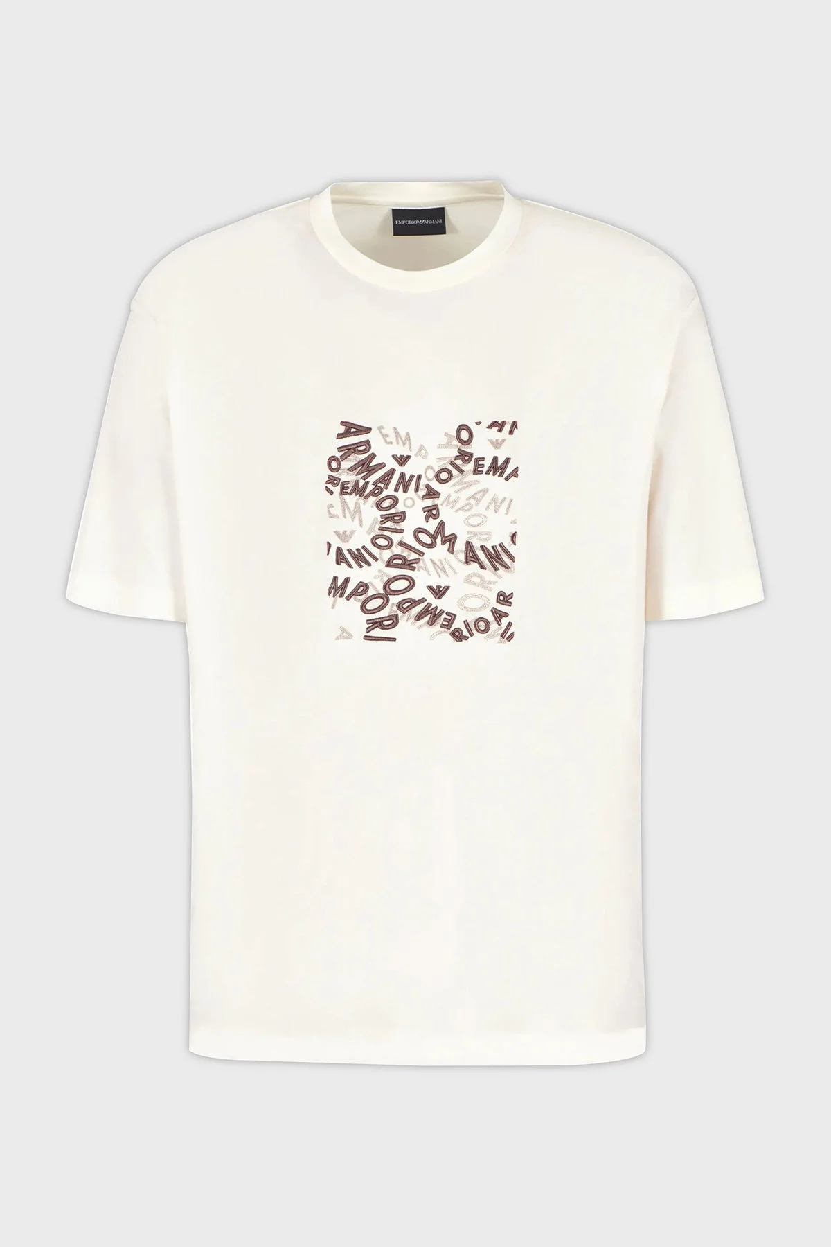 Emporio Armani Pamuklu Regular Fit Erkek T Shirt 3D1TG3 1JPZZ 01A2 EKRU - 5