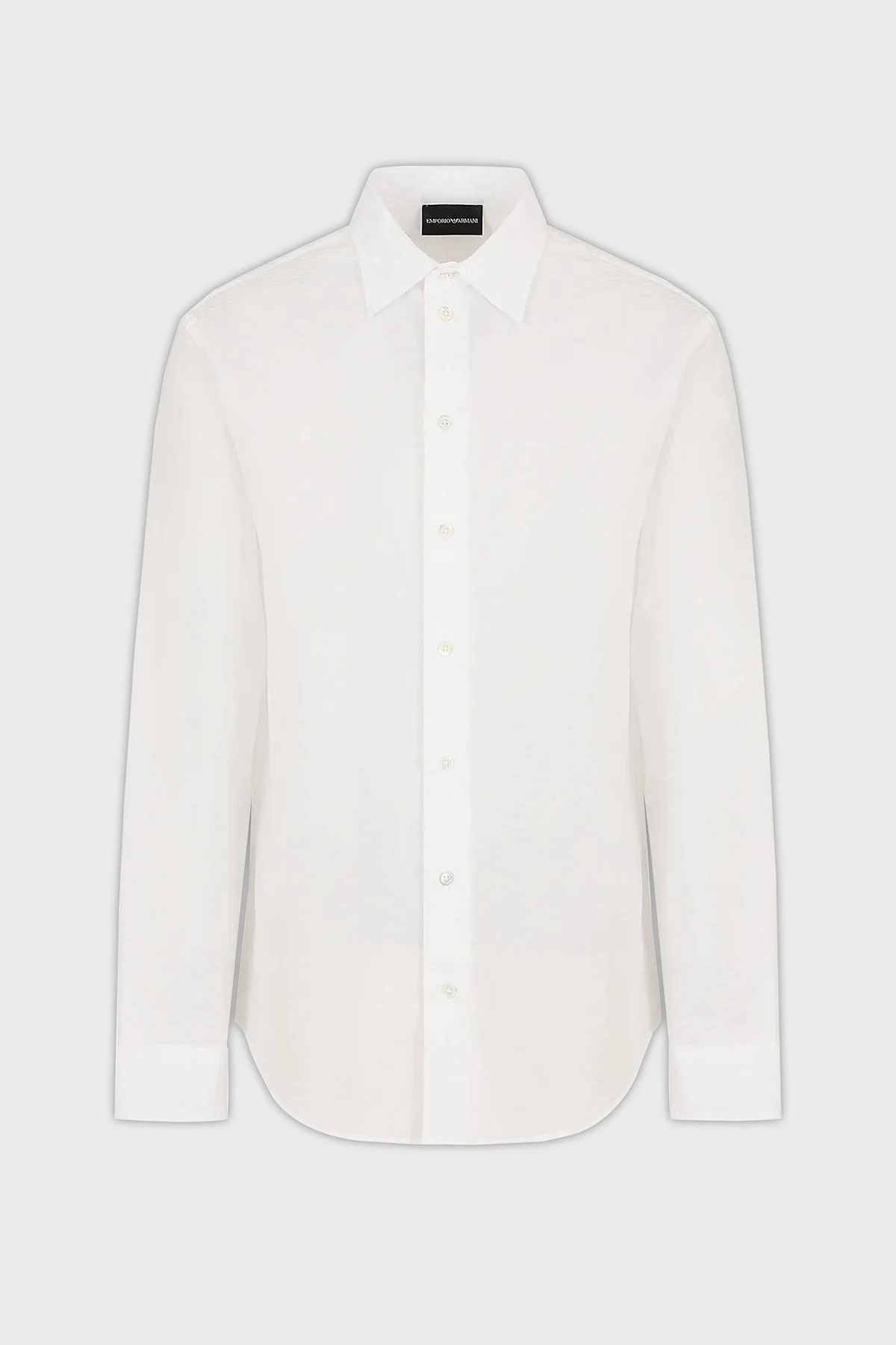 Emporio Armani Pamuklu Regular Fit Gofre Erkek Gömlek E31SM0 F1336 100 BEYAZ - 5