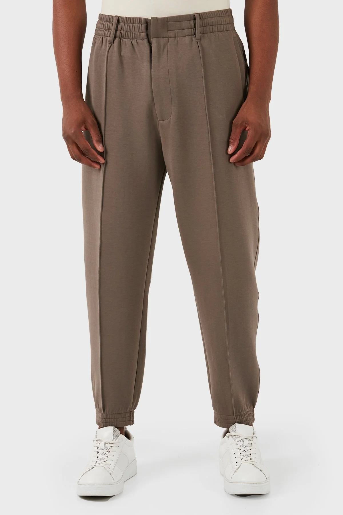Emporio Armani Pamuklu Regular Fit Jogger Erkek Pantolon 3D1P75 1JHSZ 0440 VİZON - 2