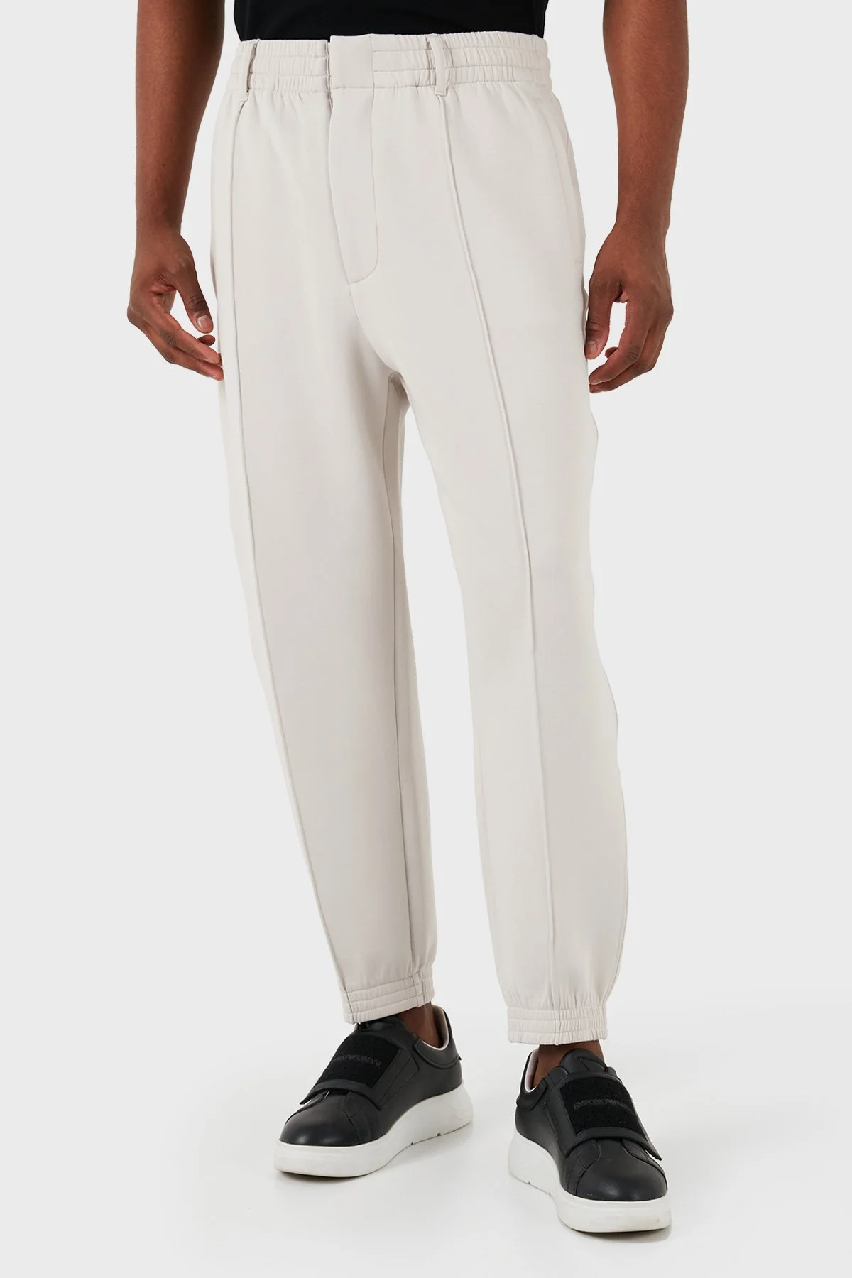 Emporio Armani Pamuklu Regular Fit Jogger Erkek Pantolon 3D1P75 1JHSZ 0646 GRİ - 2