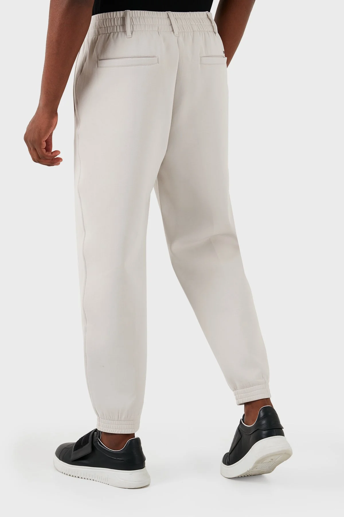 Emporio Armani Pamuklu Regular Fit Jogger Erkek Pantolon 3D1P75 1JHSZ 0646 GRİ - 7