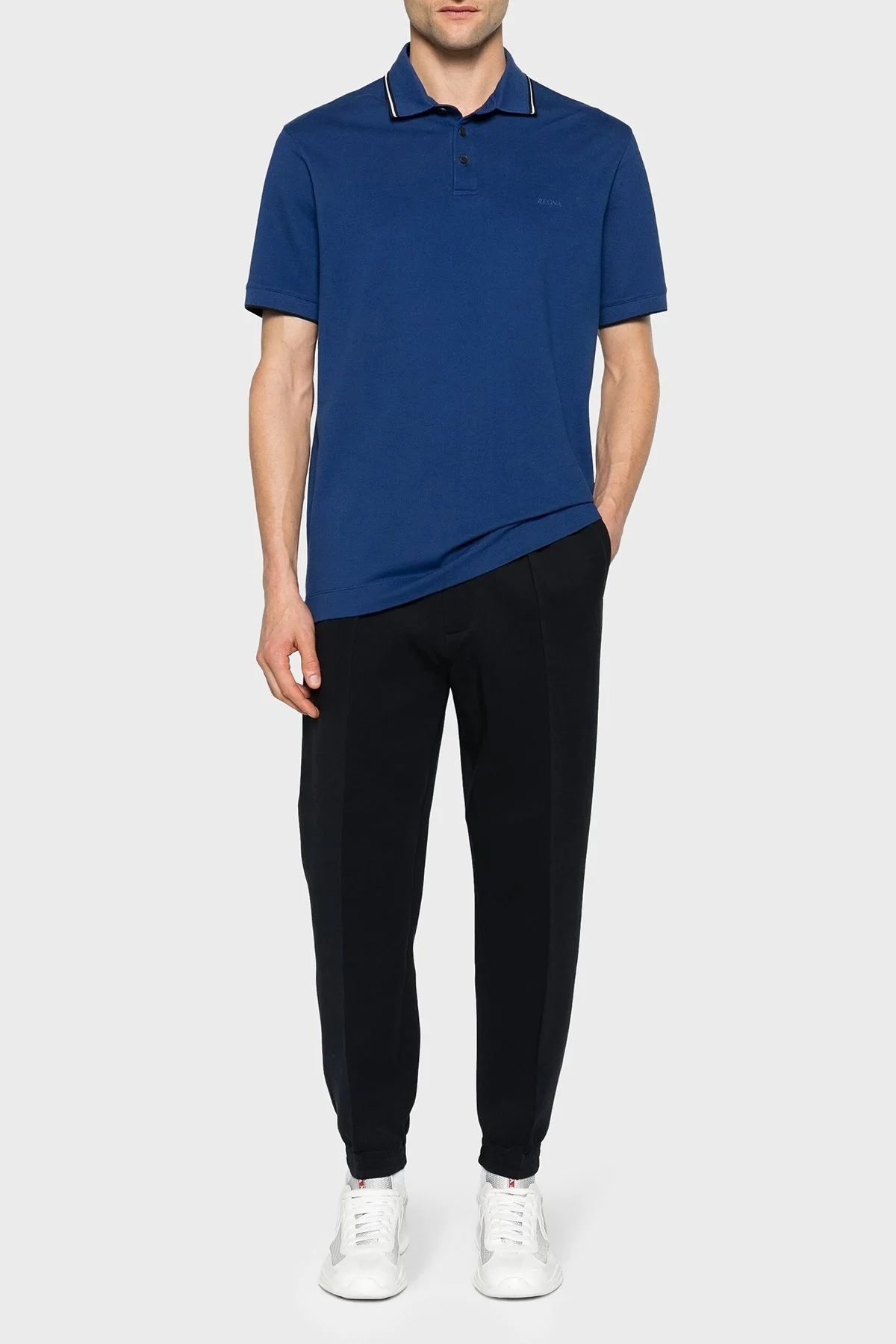 Emporio Armani Pamuklu Regular Fit Jogger Erkek Pantolon 3D1P75 1JHSZ 0999 SİYAH - 6