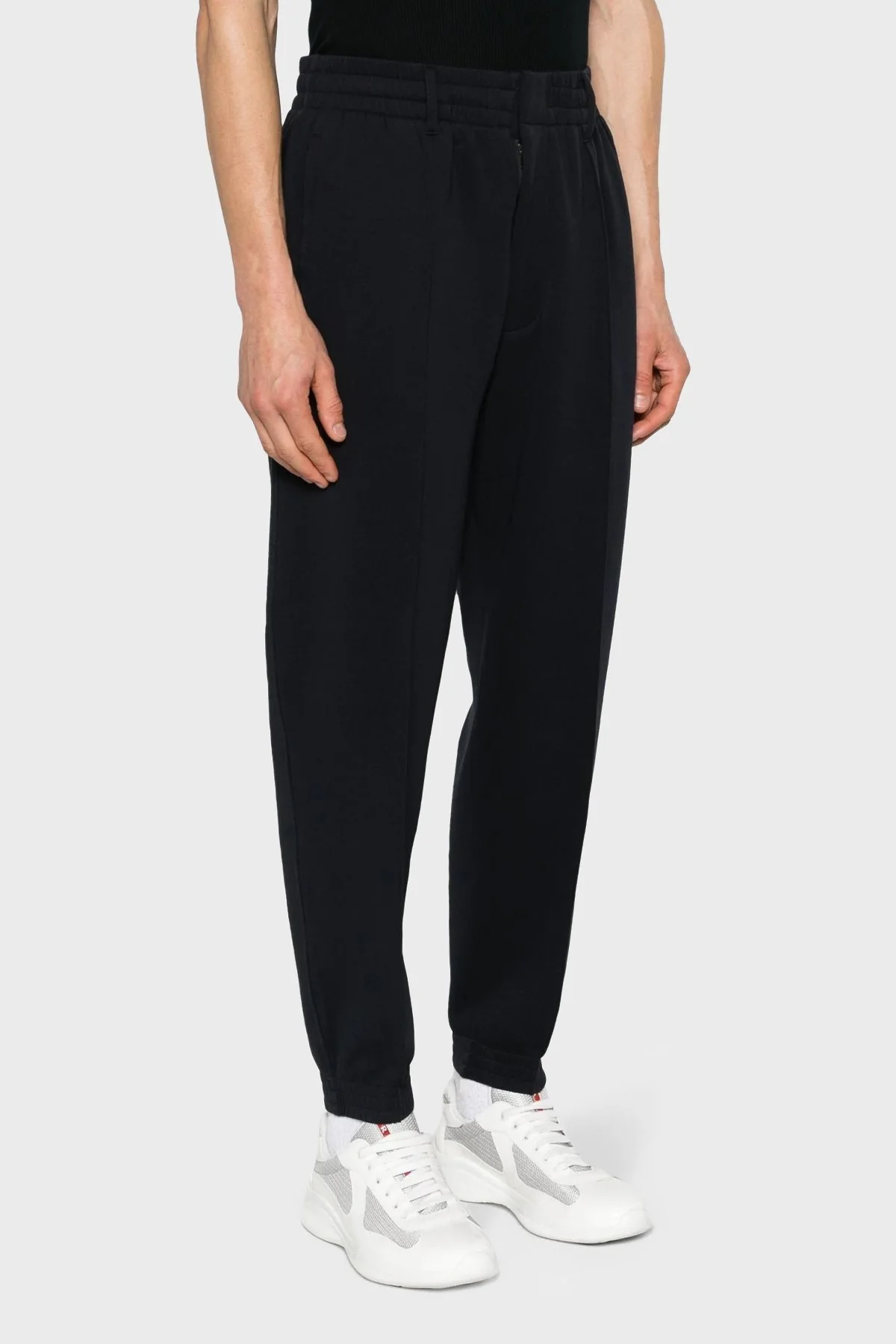 Emporio Armani Pamuklu Regular Fit Jogger Erkek Pantolon 3D1P75 1JHSZ 0999 SİYAH - 7