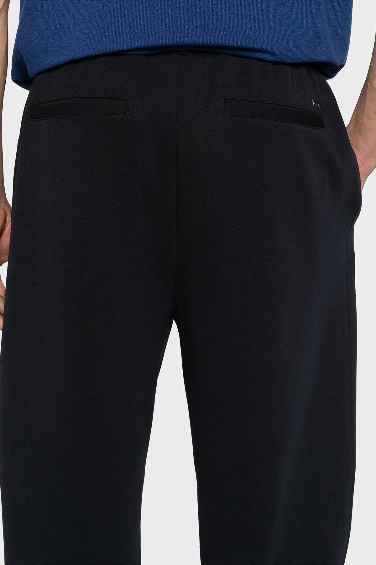 Emporio Armani Pamuklu Regular Fit Jogger Erkek Pantolon 3D1P75 1JHSZ 0999 SİYAH - 9