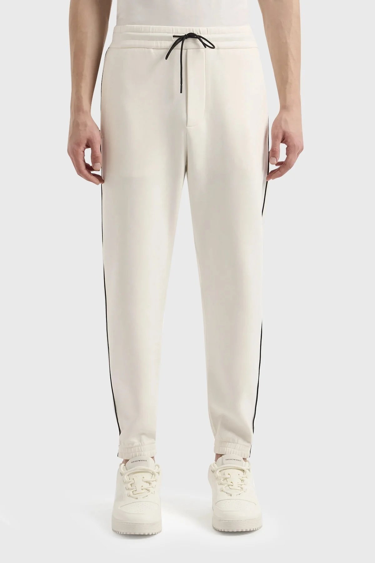 Emporio Armani Pamuklu Regular Fit Jogger Spor Erkek Pantolon 3D1P68 1JHSZ 0128 EKRU - 7