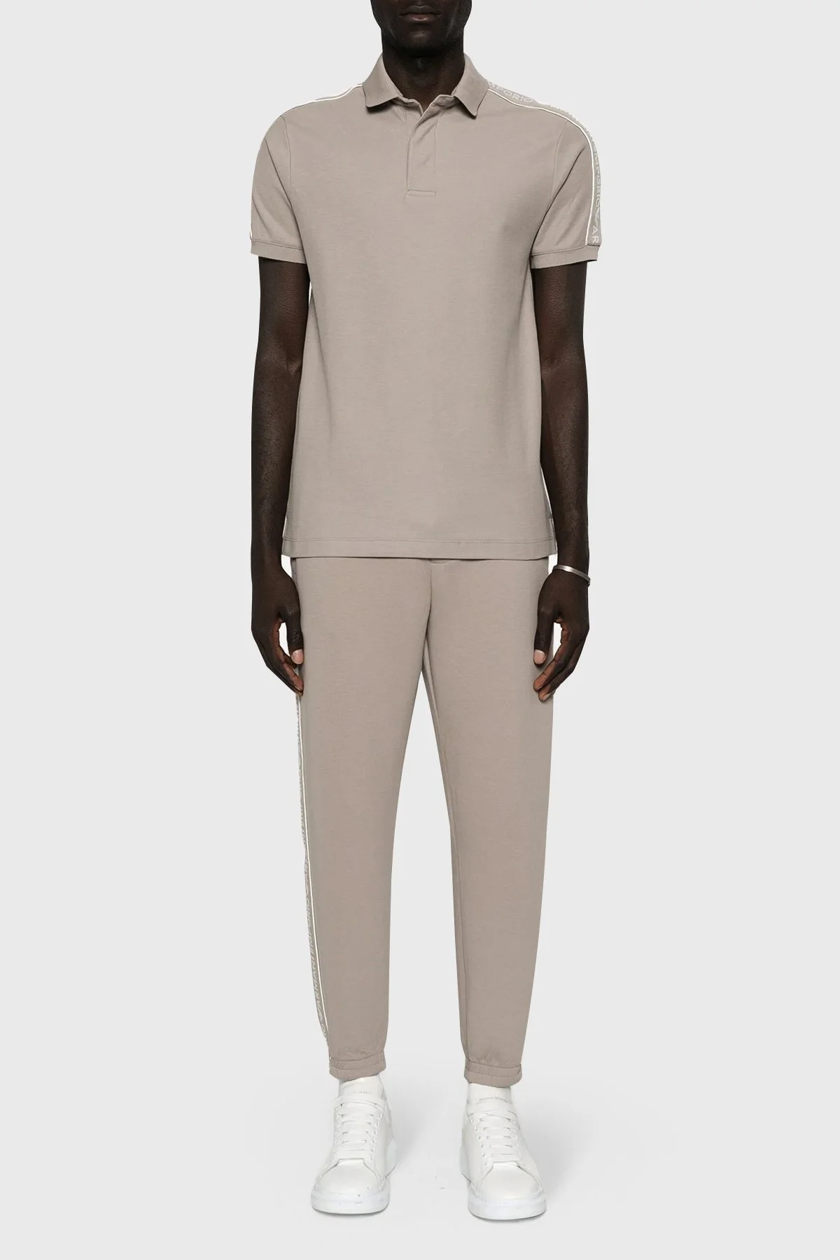 Emporio Armani Pamuklu Regular Fit Jogger Spor Erkek Pantolon 3D1P68 1JHSZ 0650 BEJ - 1