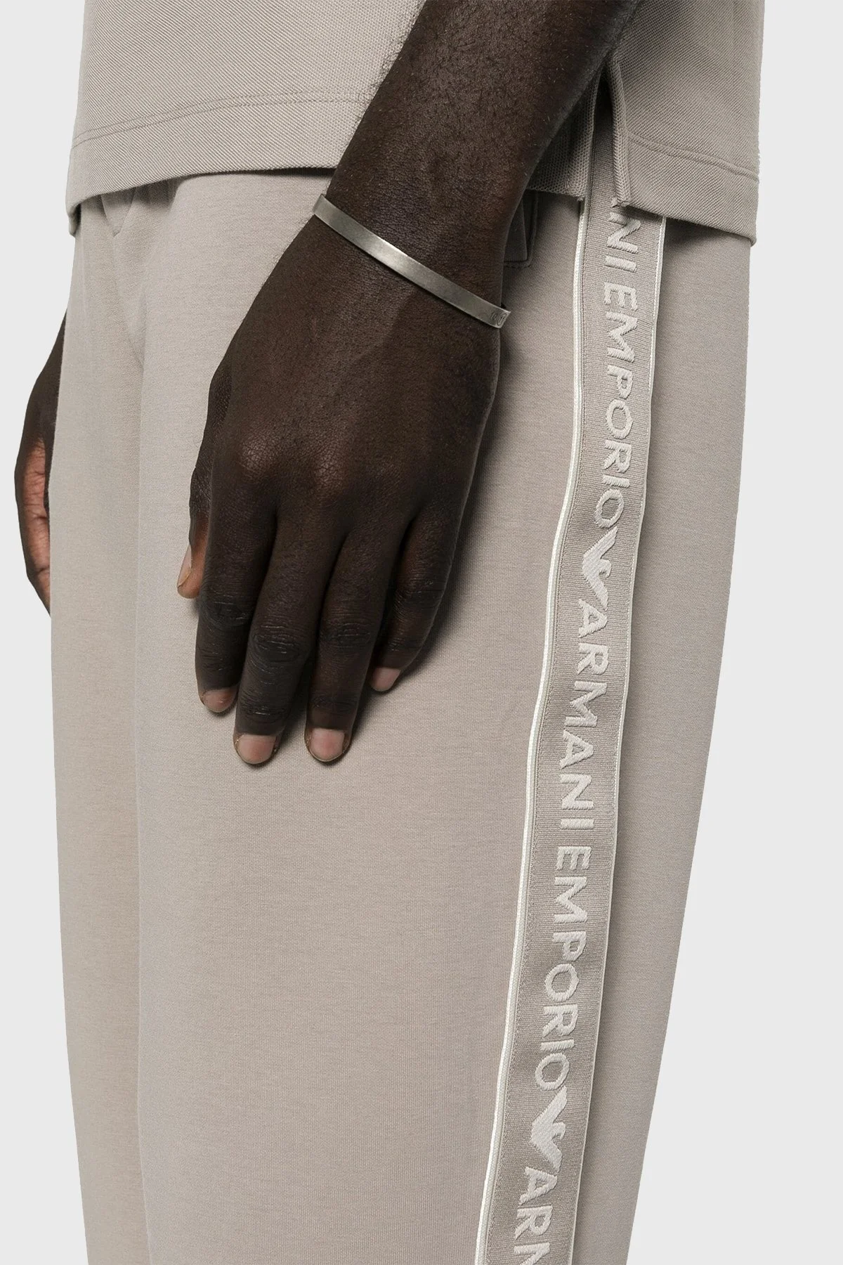 Emporio Armani Pamuklu Regular Fit Jogger Spor Erkek Pantolon 3D1P68 1JHSZ 0650 BEJ - 4