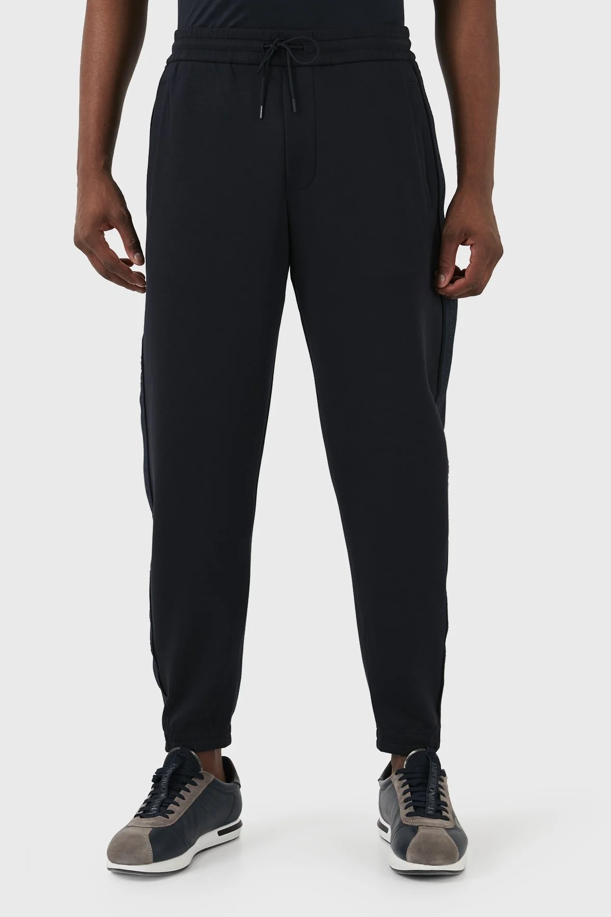 Emporio Armani Pamuklu Regular Fit Jogger Spor Erkek Pantolon 3D1P68 1JHSZ 0920 LACİVERT - 2