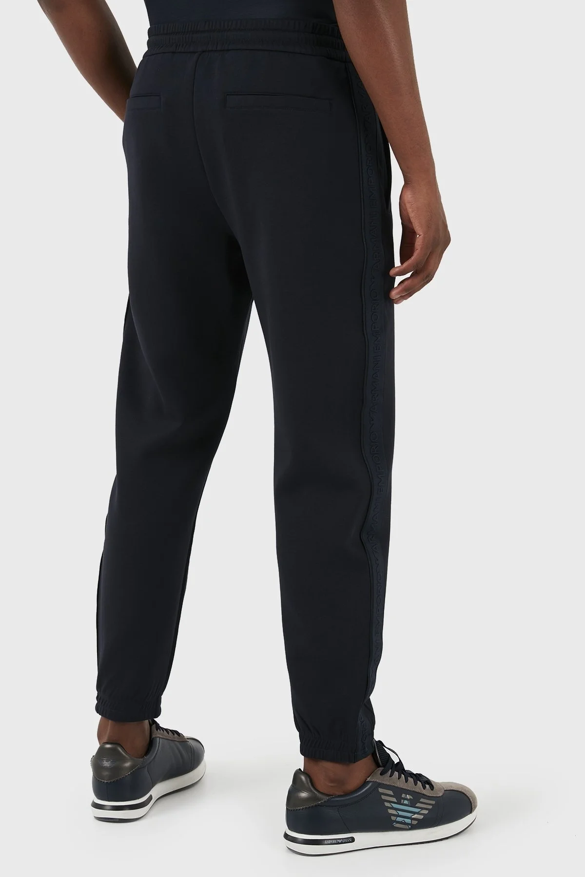 Emporio Armani Pamuklu Regular Fit Jogger Spor Erkek Pantolon 3D1P68 1JHSZ 0920 LACİVERT - 6