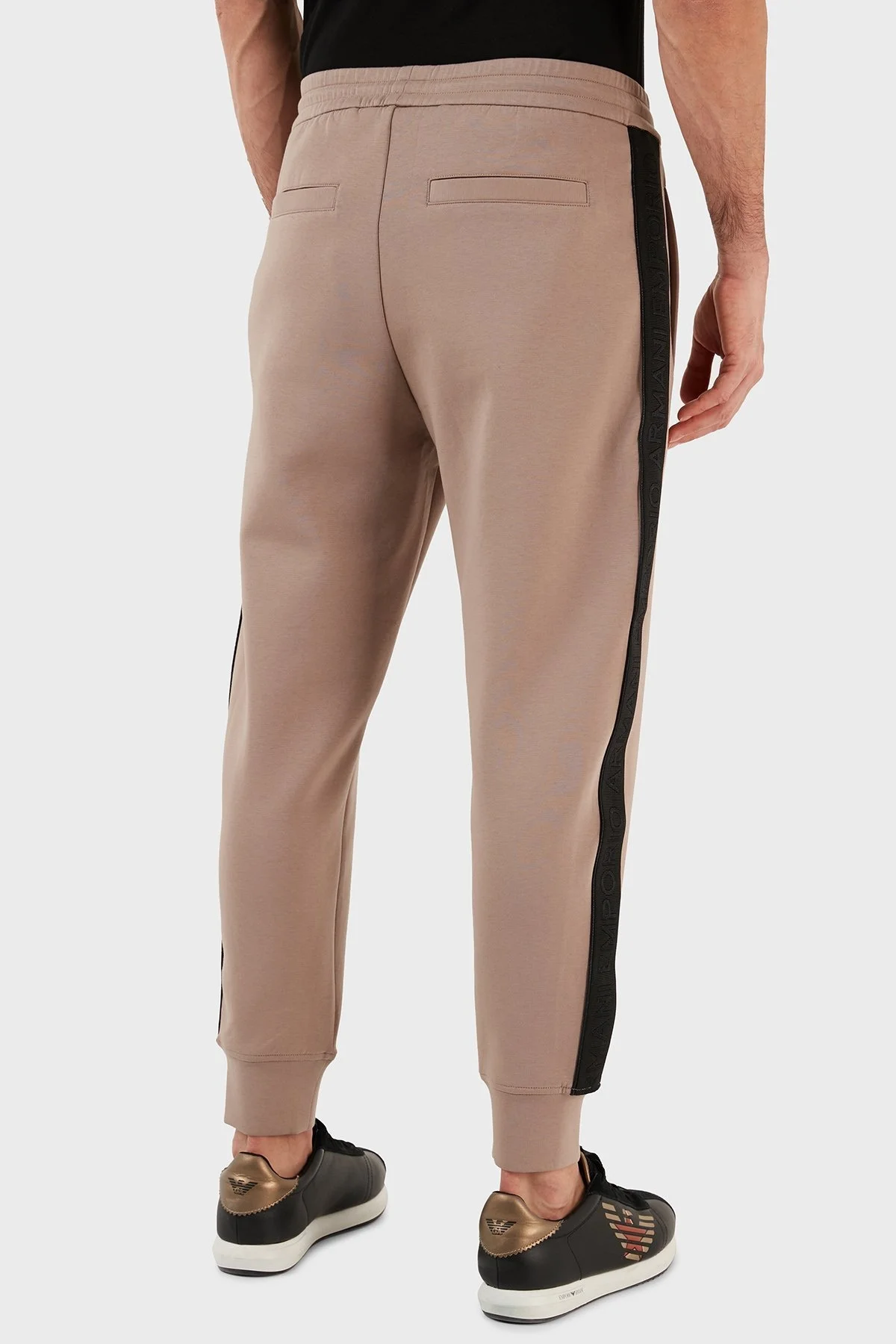 Emporio Armani Pamuklu Regular Fit Jogger Spor Erkek Pantolon 3R1PCG 1JHSZ 0144 TOPRAK - 11
