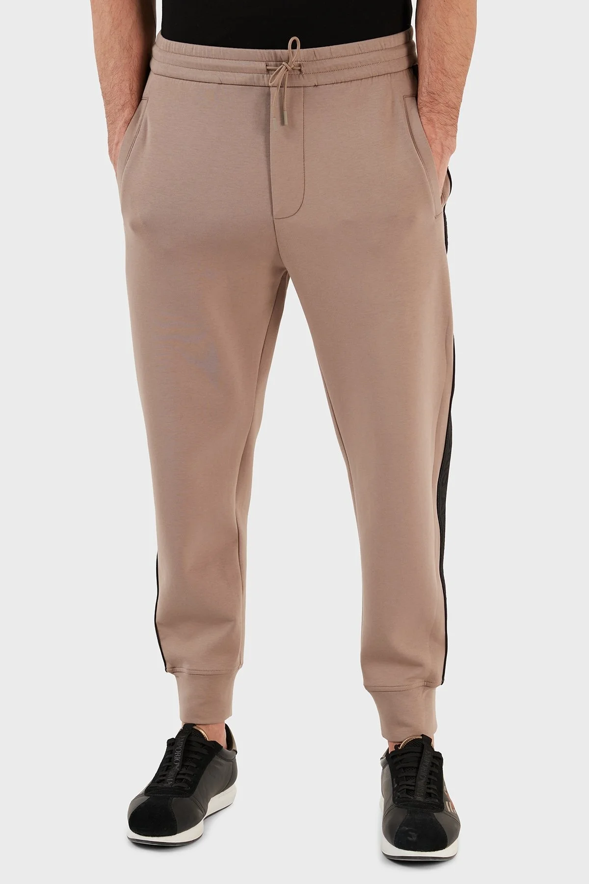 Emporio Armani Pamuklu Regular Fit Jogger Spor Erkek Pantolon 3R1PCG 1JHSZ 0144 TOPRAK - 12