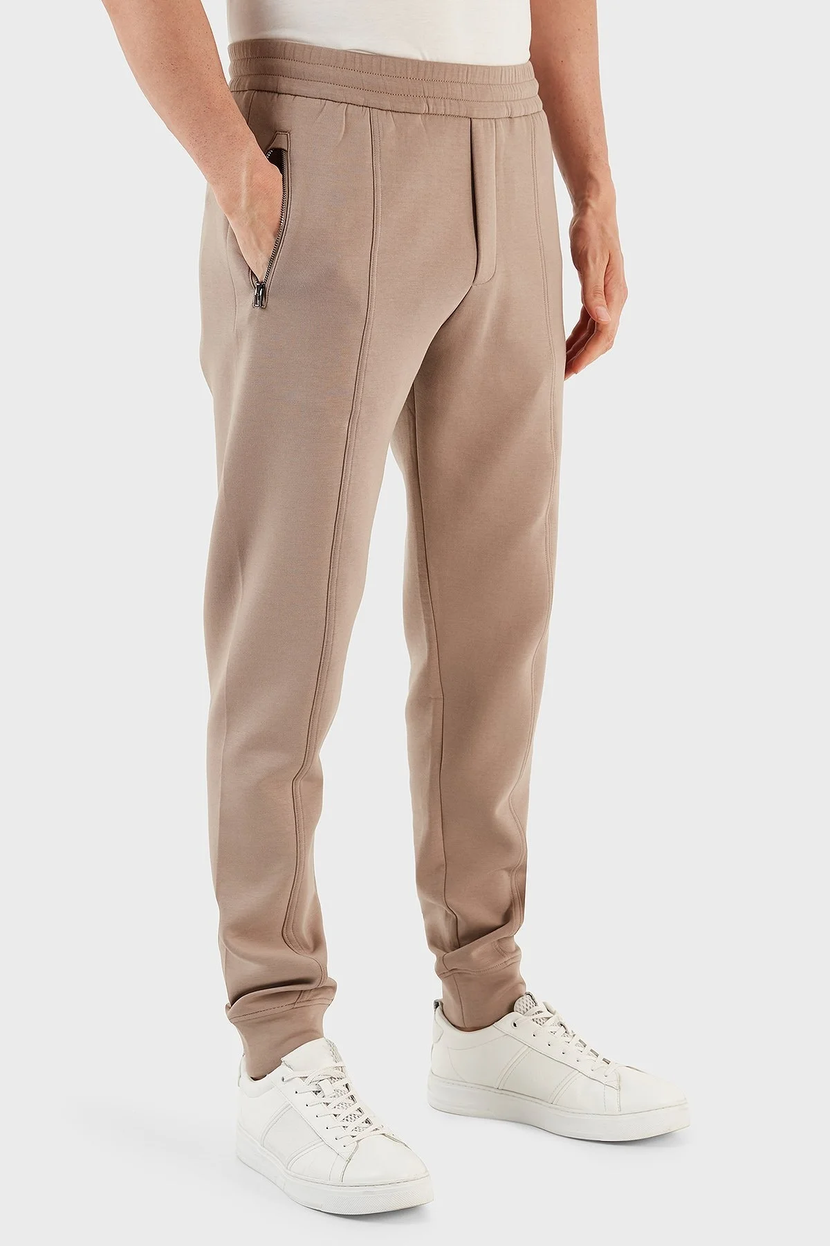 Emporio Armani Pamuklu Regular Fit Jogger Spor Erkek Pantolon 3R1PZ8 1JHSZ 0144 TOPRAK - 2