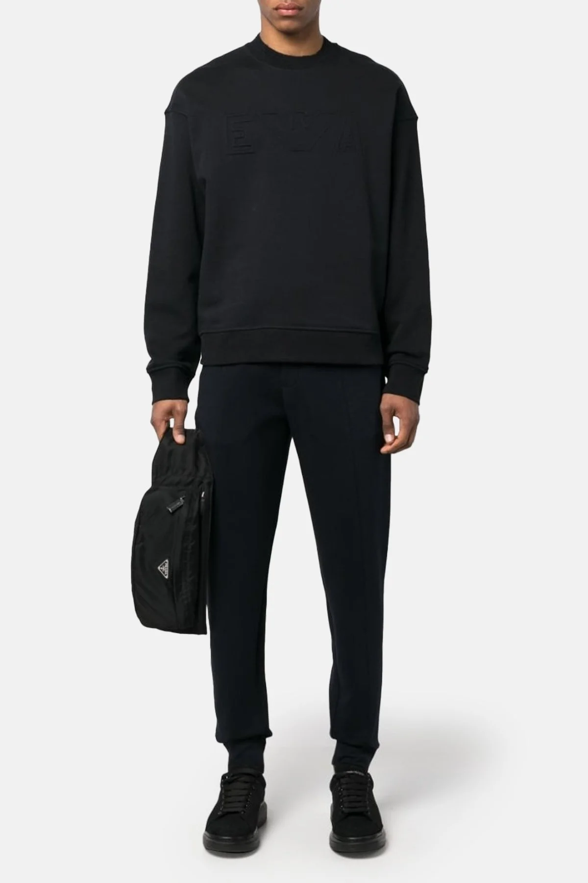 Emporio Armani Pamuklu Regular Fit Jogger Spor Erkek Pantolon 3R1PZ8 1JHSZ 0920 LACİVERT - 1