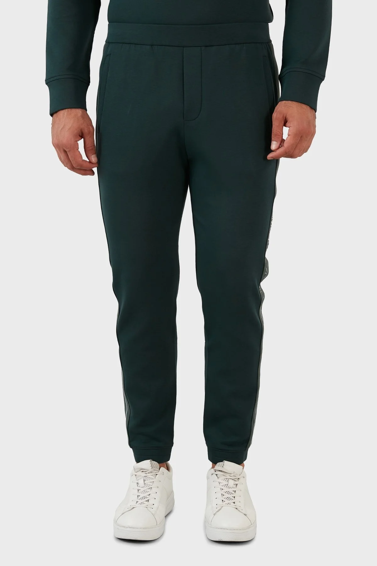 Emporio Armani Pamuklu Regular Fit Jogger Spor Erkek Pantolon 6L1P96 1JHSZ 0586 HAKİ - 2