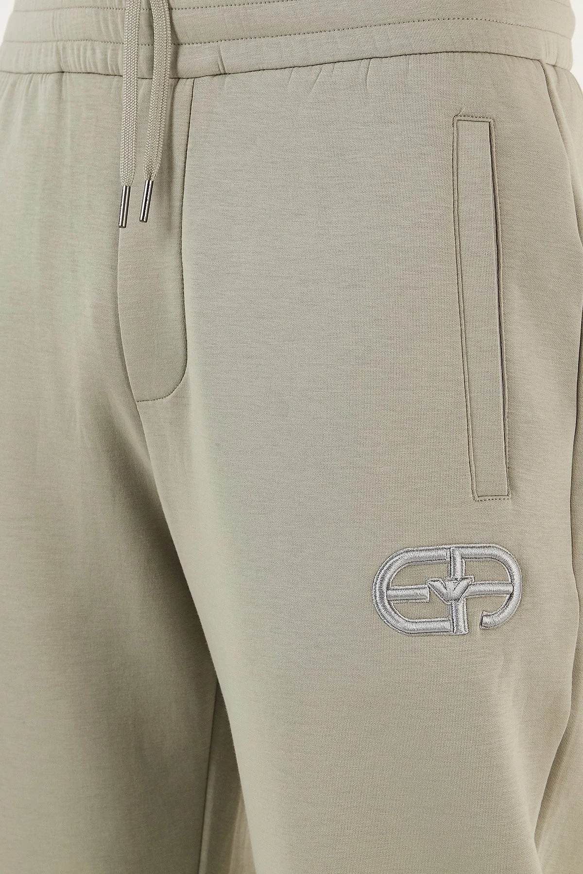 Emporio Armani Pamuklu Regular Fit Jogger Spor Erkek Pantolon 8N1PT0 1JHSZ 0606 HAKİ - 6