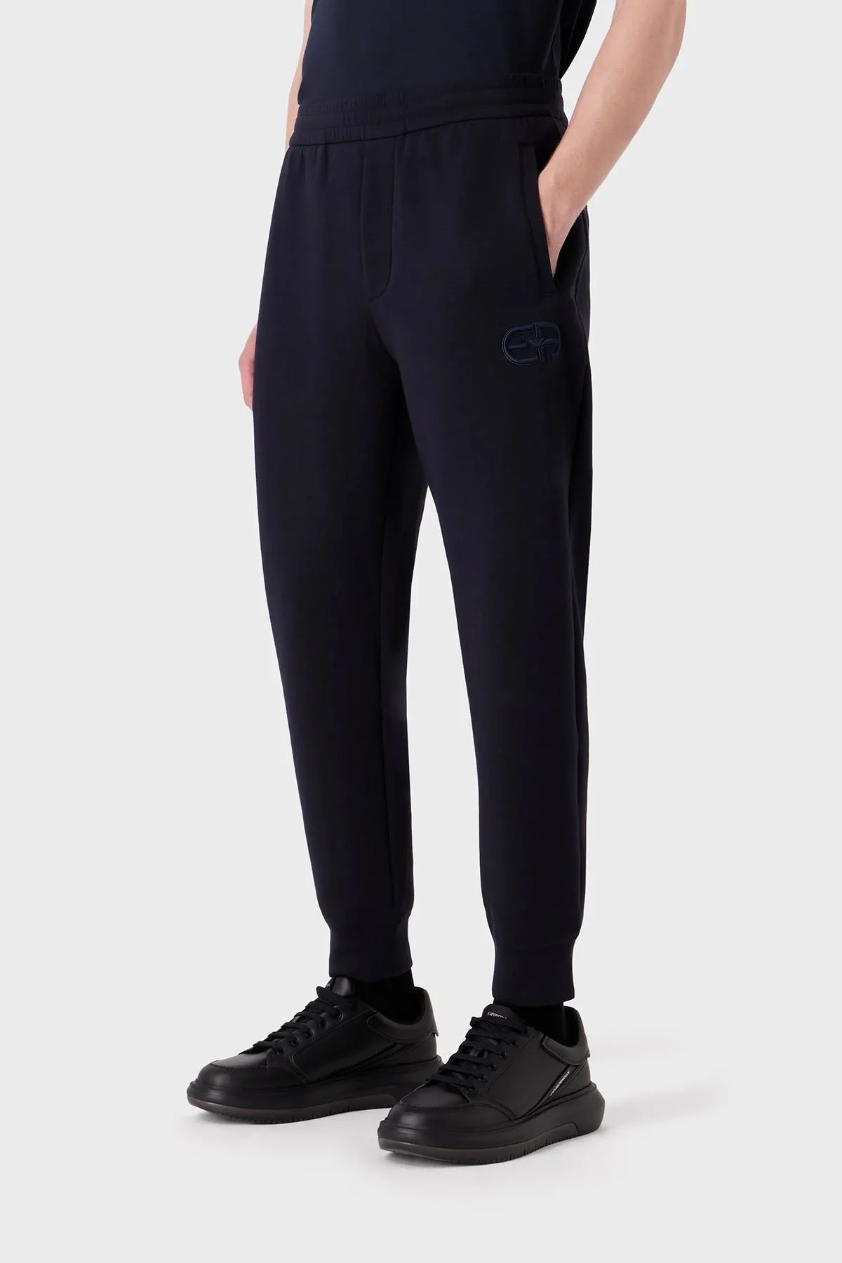 Emporio Armani Pamuklu Regular Fit Jogger Spor Erkek Pantolon 8N1PT0 1JHSZ 0920 LACİVERT - 1