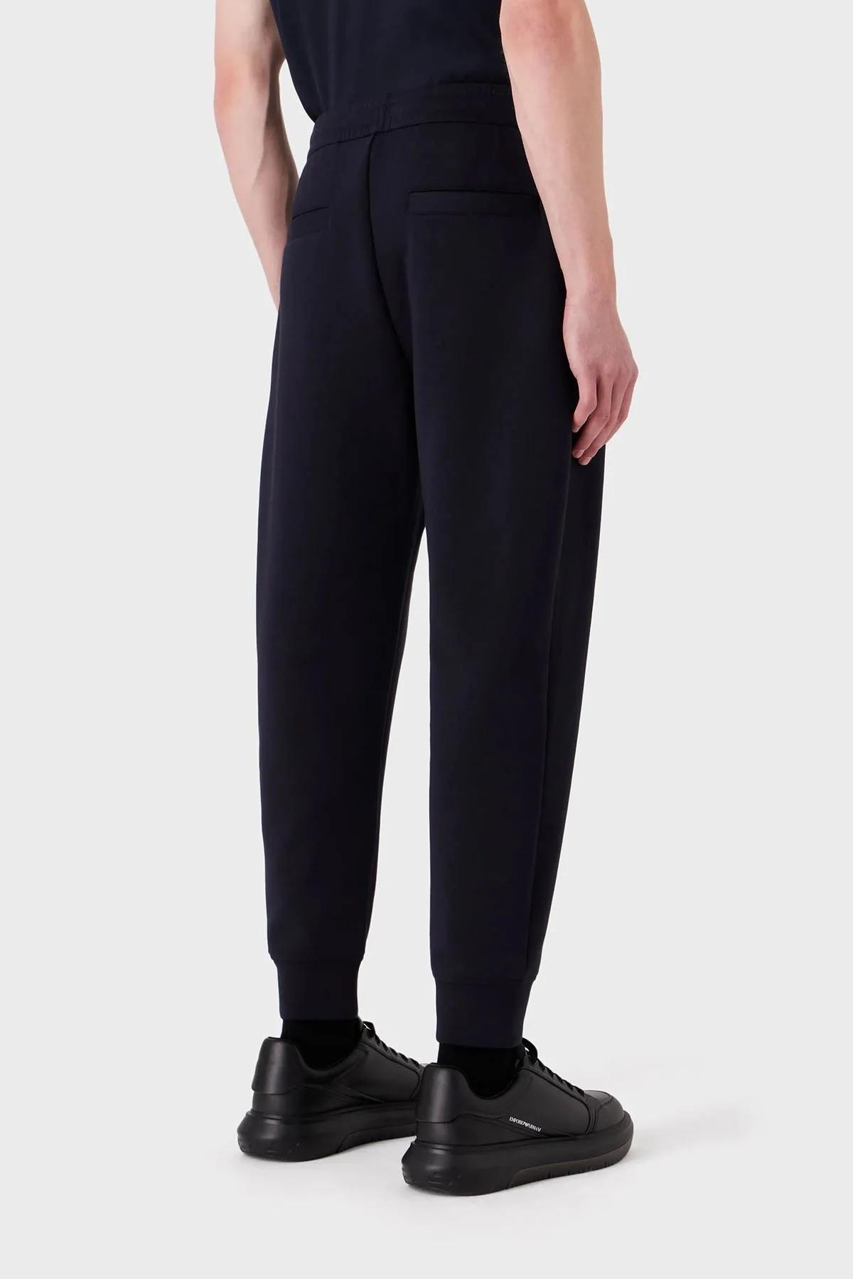 Emporio Armani Pamuklu Regular Fit Jogger Spor Erkek Pantolon 8N1PT0 1JHSZ 0920 LACİVERT - 3