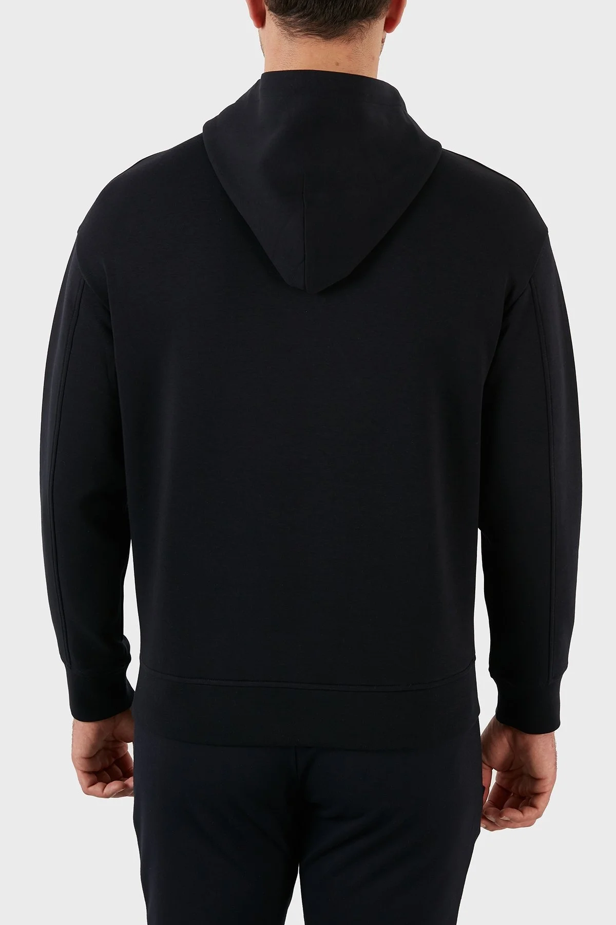 Emporio Armani Pamuklu Regular Fit Kapüşonlu Erkek Sweat 3L1MCS 1JHSZ 0920 LACİVERT - 2