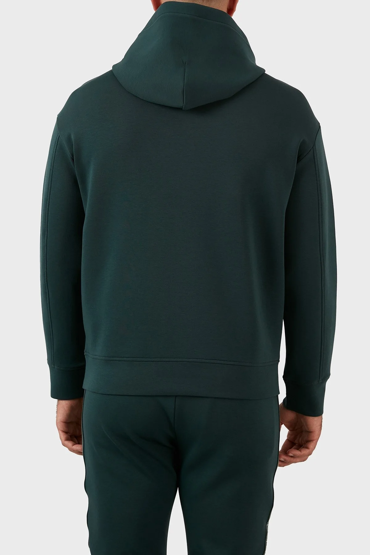 Emporio Armani Pamuklu Regular Fit Kapüşonlu Erkek Sweat 6L1MC4 1JHSZ 0586 HAKİ - 6