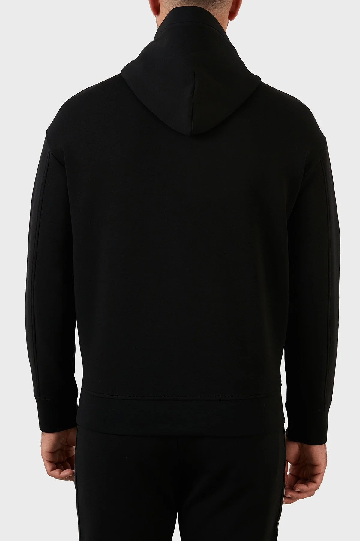 Emporio Armani Pamuklu Regular Fit Kapüşonlu Erkek Sweat 6L1MC4 1JHSZ 0999 SİYAH - 6