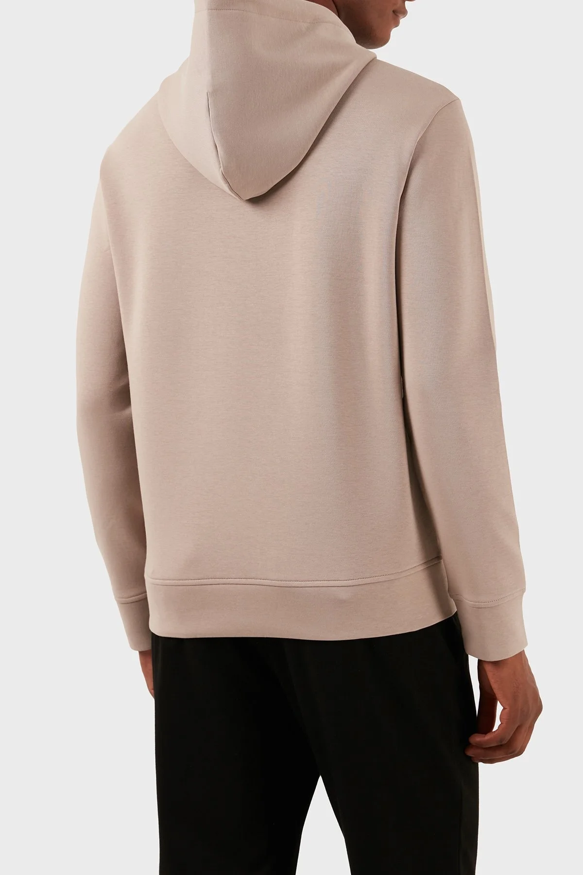 Emporio Armani Pamuklu Regular Fit Kapüşonlu Erkek Sweat 8N1MD0 1JHSZ 0650 BEJ - 9