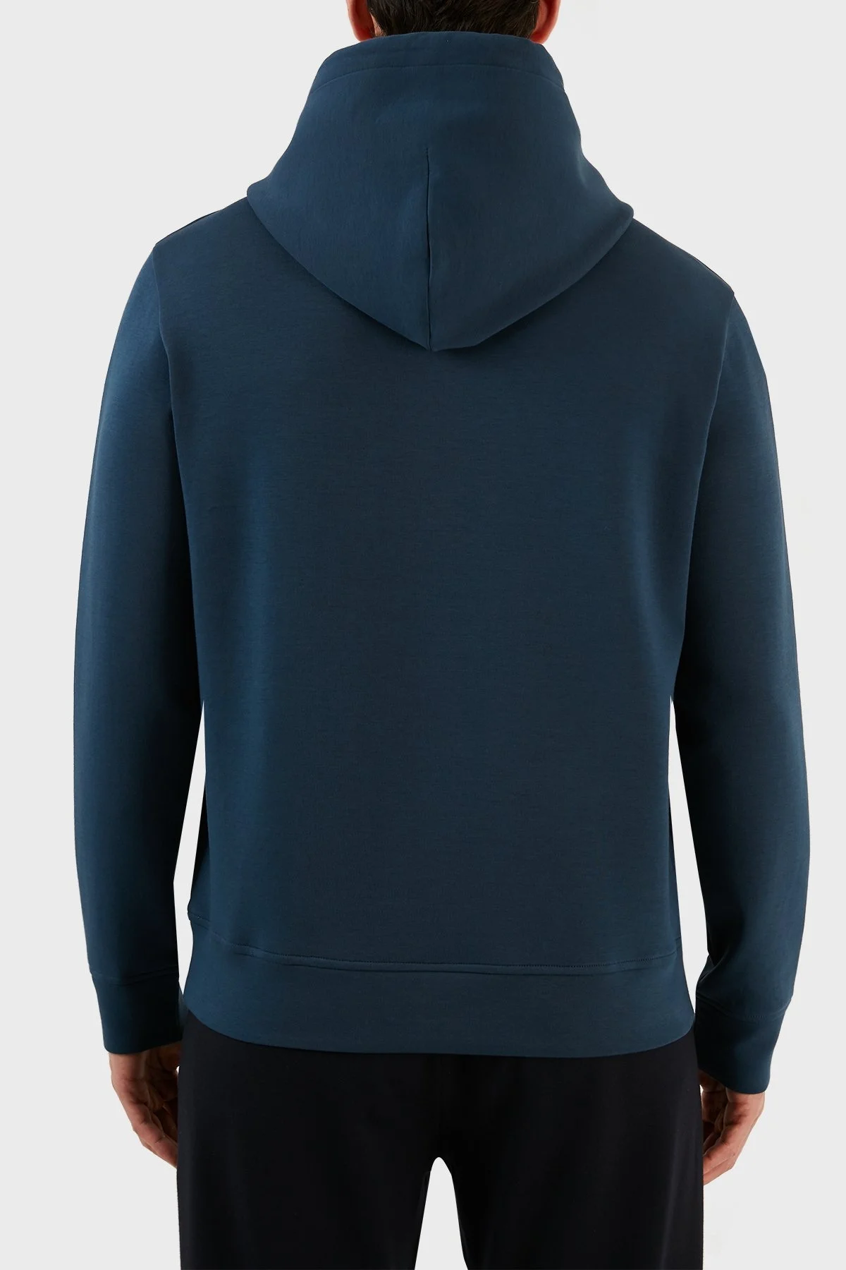 Emporio Armani Pamuklu Regular Fit Kapüşonlu Erkek Sweat 8N1MD0 1JHSZ 0790 PETROL - 5