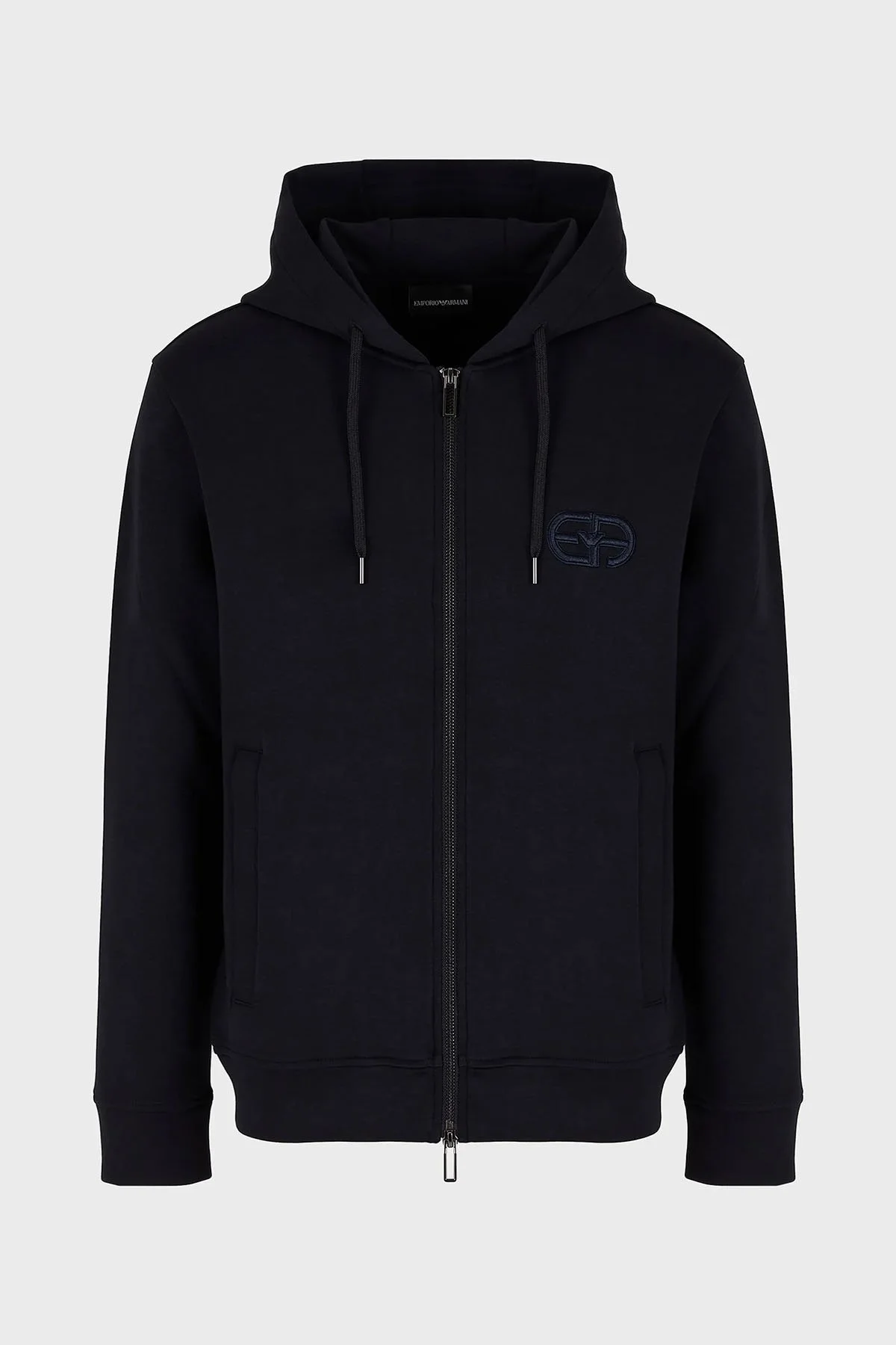 Emporio Armani Pamuklu Regular Fit Kapüşonlu Erkek Sweat 8N1ML6 1JHSZ 0920 LACİVERT - 5