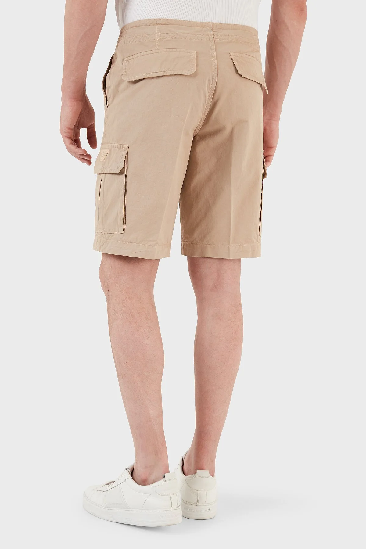 Emporio Armani Pamuklu Regular Fit Kargo Erkek Short 211835 3R471 00051 BEJ - 2