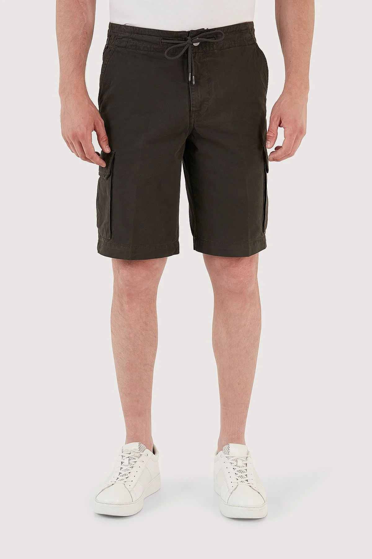 Emporio Armani Pamuklu Regular Fit Kargo Erkek Short 211835 3R471 06154 ANTRASİT - 3