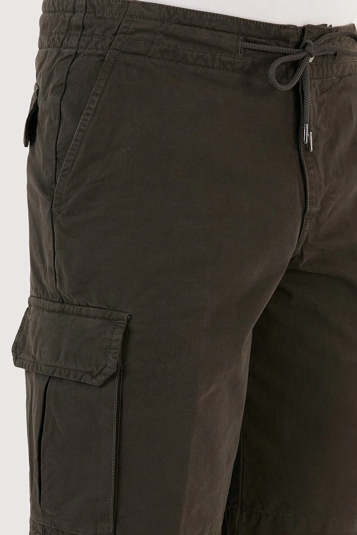 Emporio Armani Pamuklu Regular Fit Kargo Erkek Short 211835 3R471 06154 ANTRASİT - 6