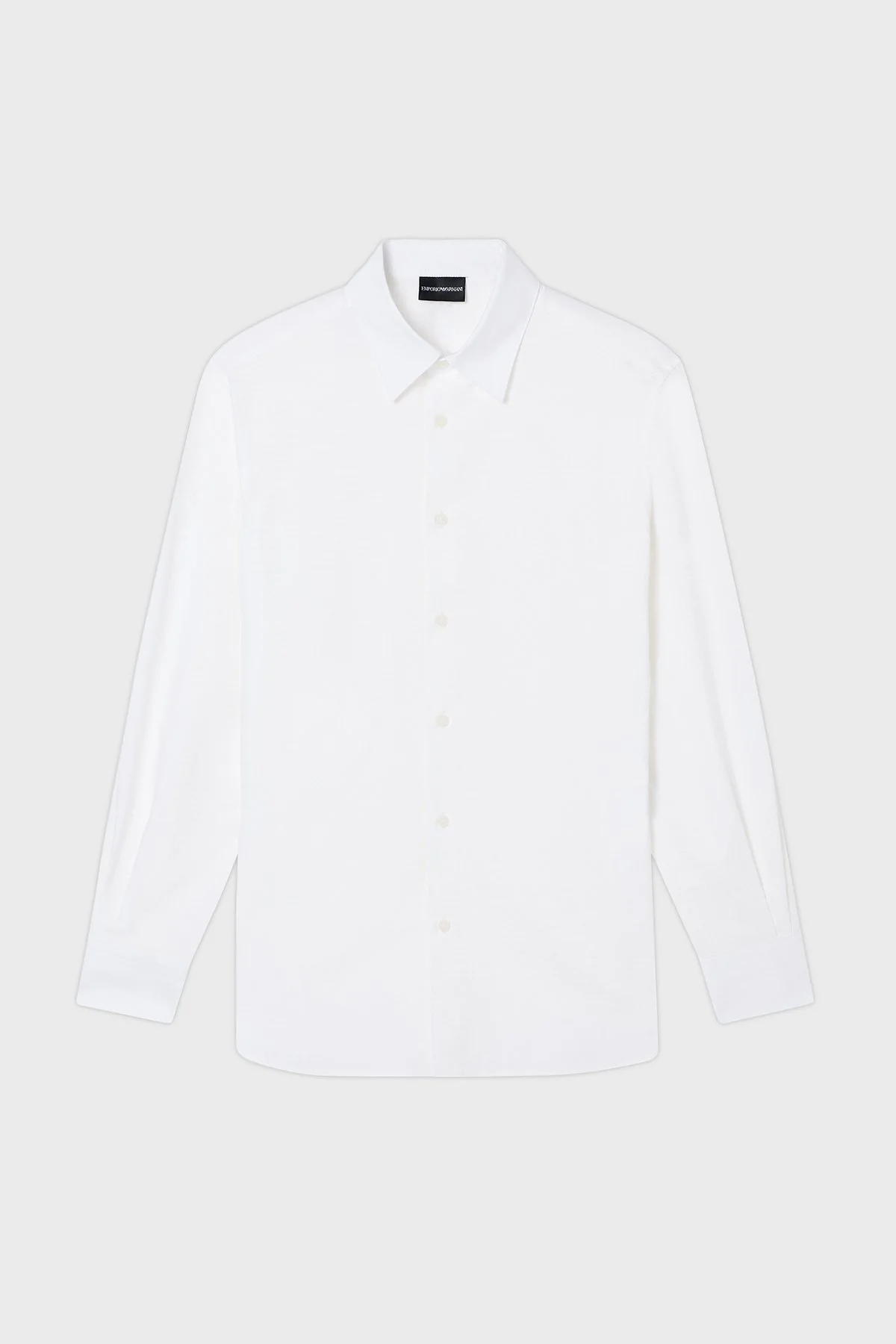 Emporio Armani Pamuklu Regular Fit Klasik Yaka Uzun Kollu Erkek Gömlek EM001537 AF18123 F0136 BEYAZ - 5