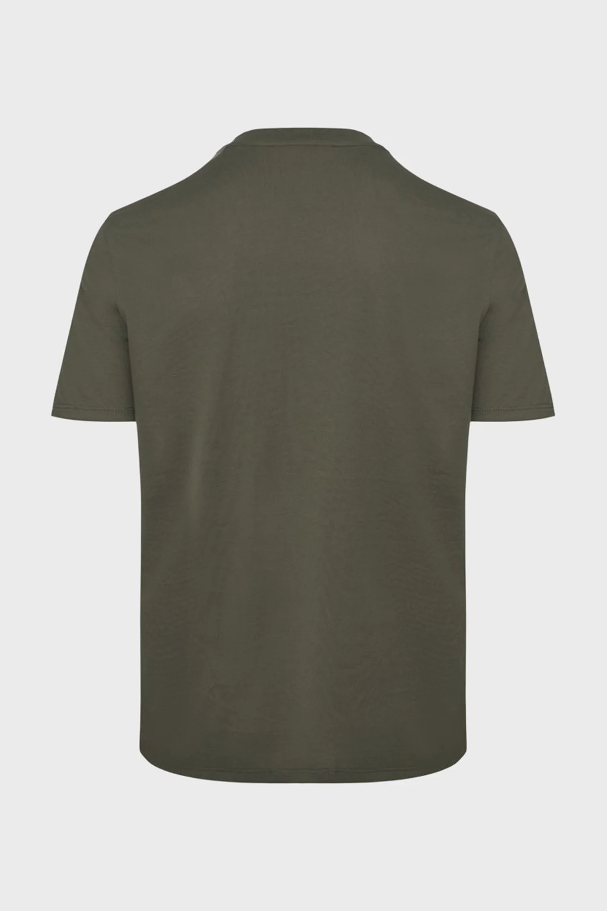 Emporio Armani Pamuklu Regular Fit Logolu Bisiklet Yaka Erkek T Shirt EM004583 AF13669 M8360 HAKİ - 2