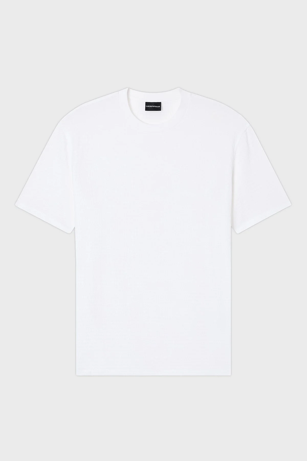 Emporio Armani Pamuklu Regular Fit Logolu Bisiklet Yaka Erkek T Shirt EM004594 AF10762 F0185 BEYAZ - 5