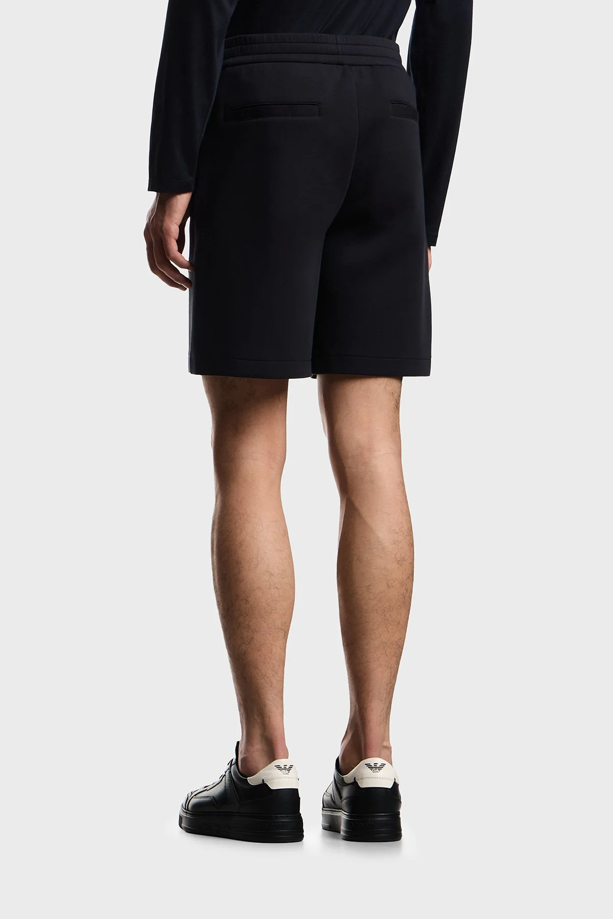 Emporio Armani Pamuklu Regular Fit Logolu Normal Bel Erkek Short EM004544 AF10013 UB118 LACİVERT - 3