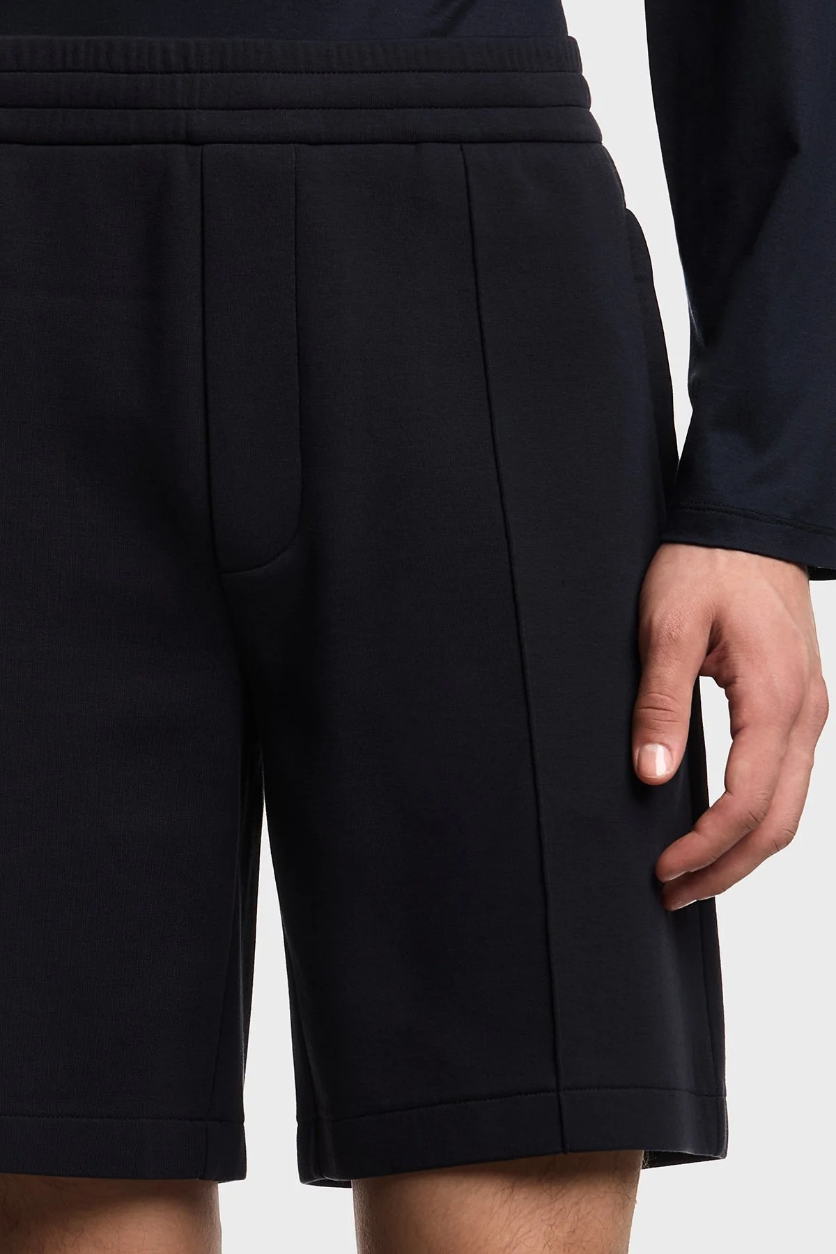 Emporio Armani Pamuklu Regular Fit Logolu Normal Bel Erkek Short EM004544 AF10013 UB118 LACİVERT - 4