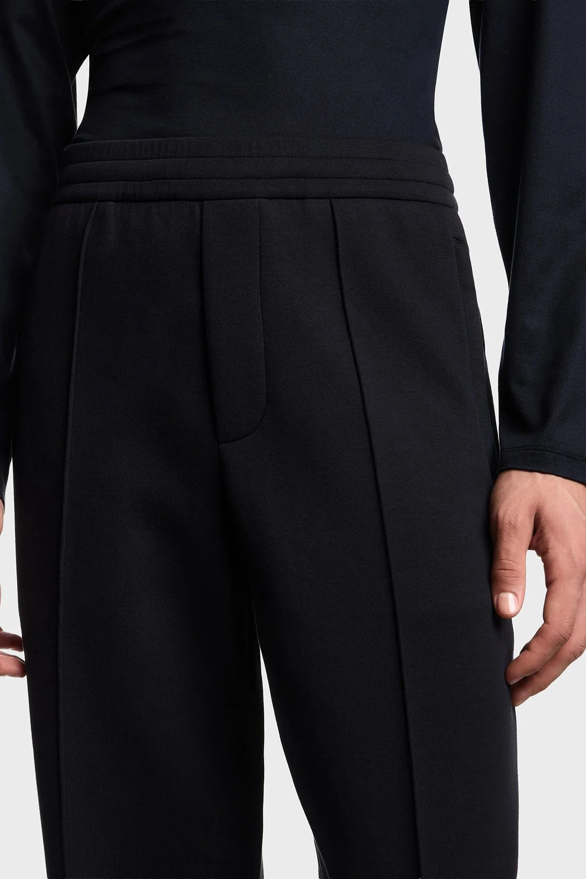 Emporio Armani Pamuklu Regular Fit Normal Bel Düz Paça Çimalı Erkek Pantolon EM004543 AF10013 UB118 LACİVERT - 4