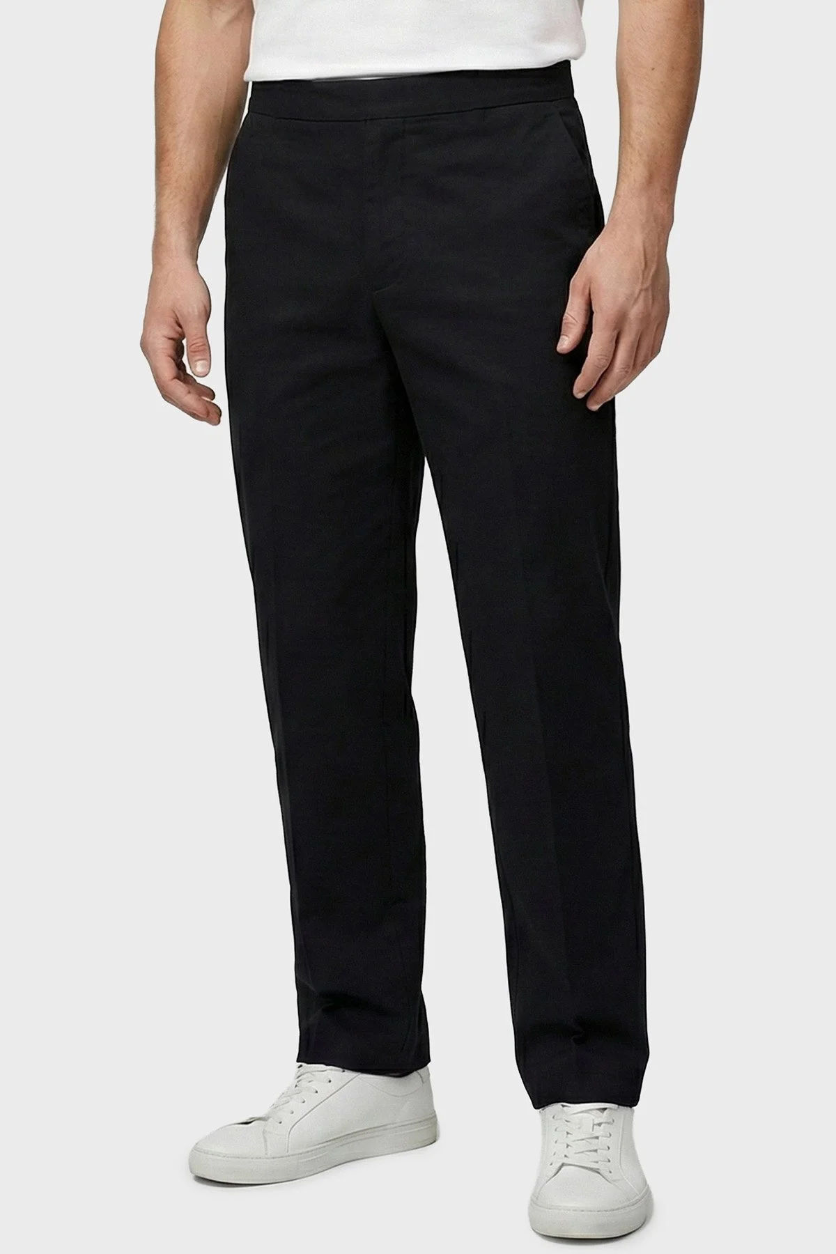 Emporio Armani Pamuklu Regular Fit Normal Bel Düz Paça Erkek Pantolon EM004543 AF10013 UC001 SİYAH - 1