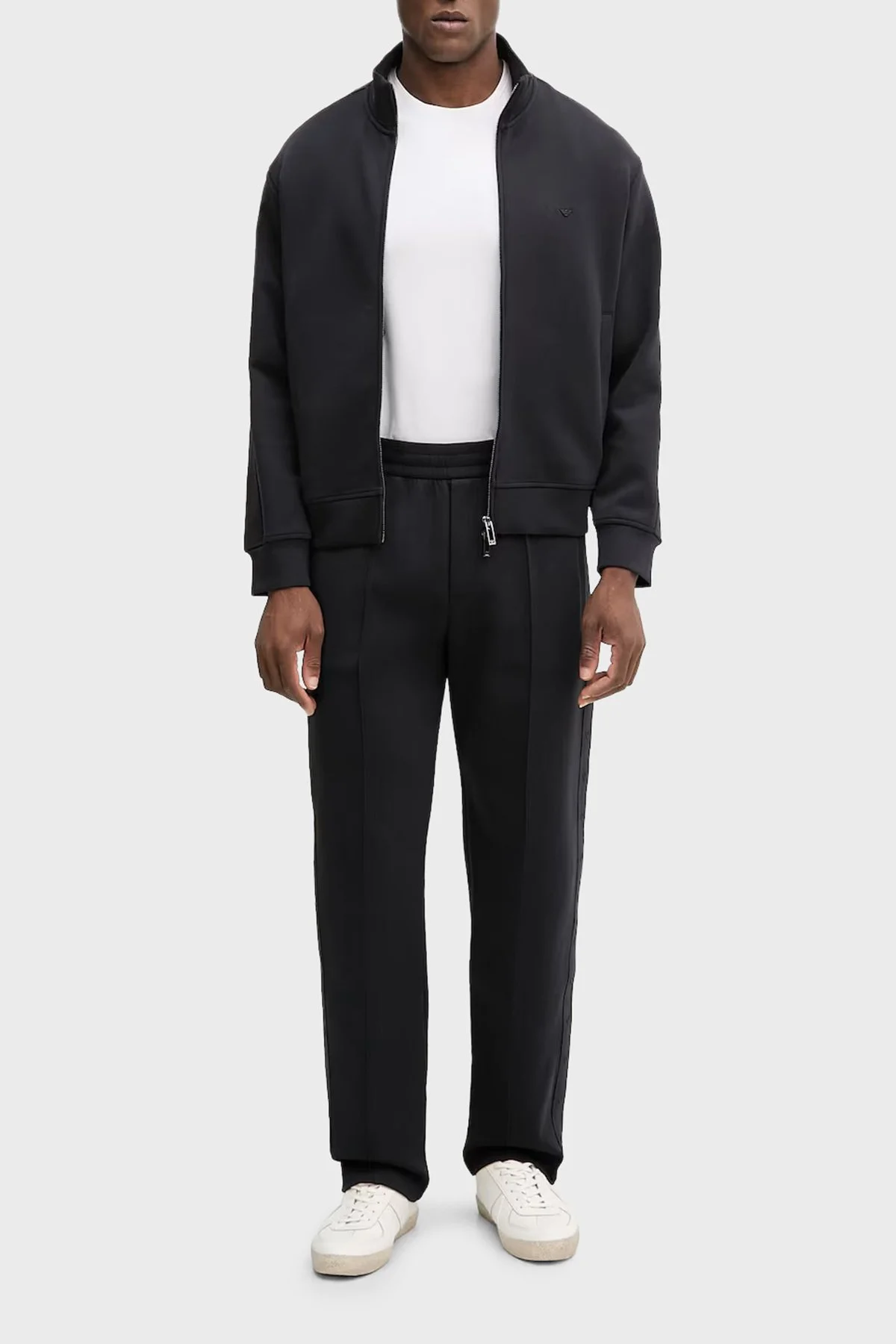 Emporio Armani Pamuklu Regular Fit Normal Bel Düz Paça Erkek Pantolon EM005223 AF10013 UC001 SİYAH - 2