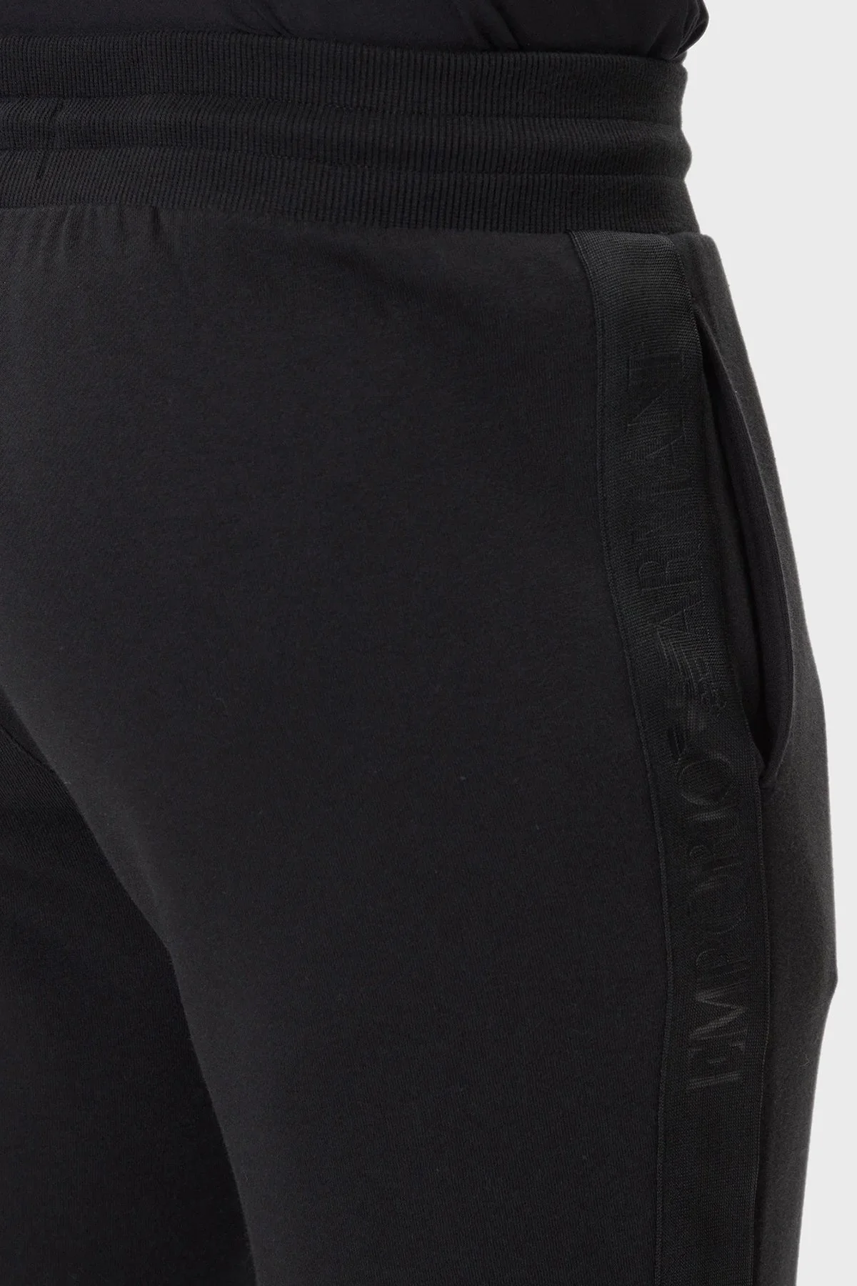 Emporio Armani Pamuklu Regular Fit Normal Bel Jogger Erkek Pantolon EM000500 AF14976 UC001 SİYAH - 5