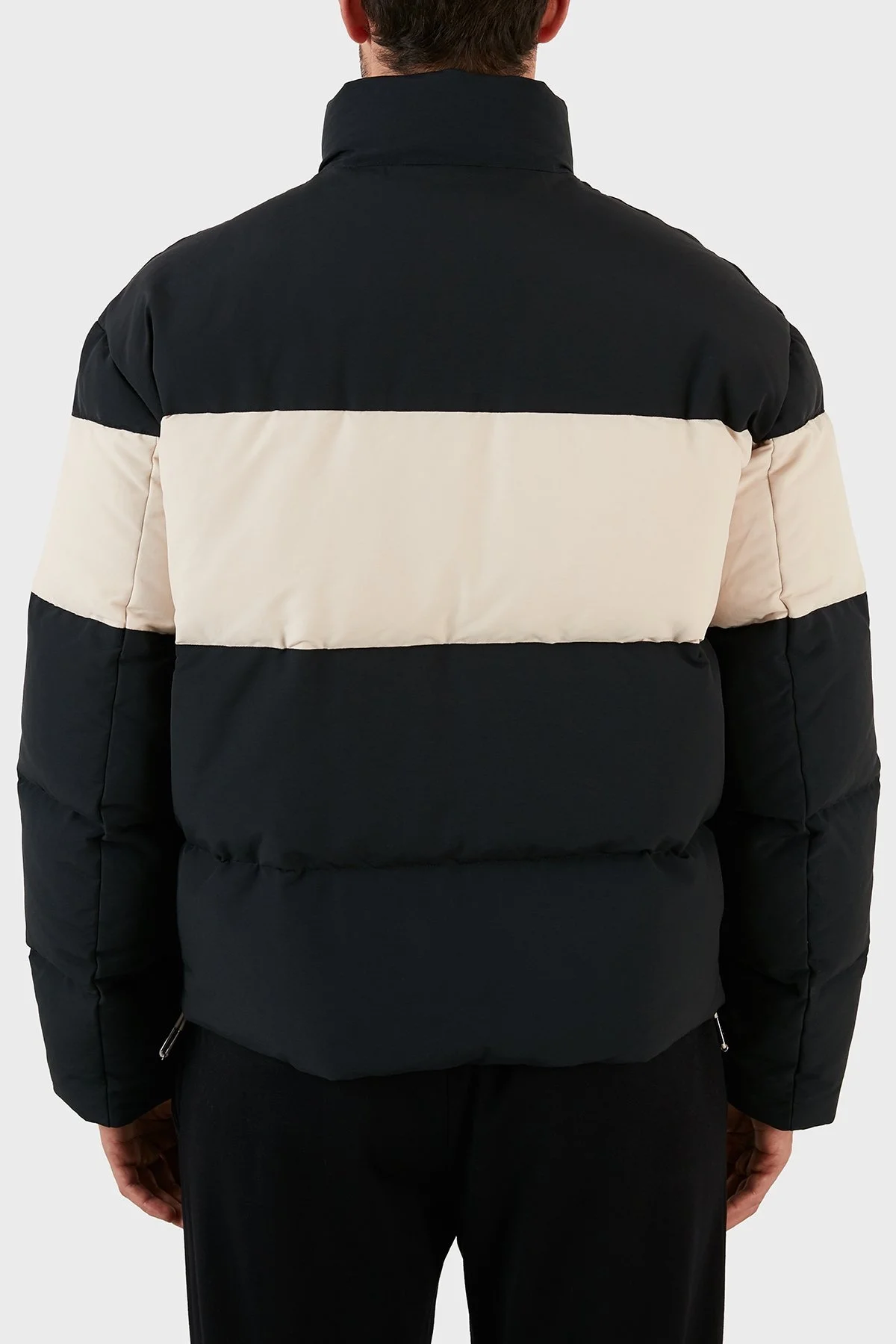 Emporio Armani Pamuklu Regular Fit Ördek Tüyü Dolgulu Şişme Erkek Mont 6L1BL7 1NKZZ 0920 LACİVERT - 6