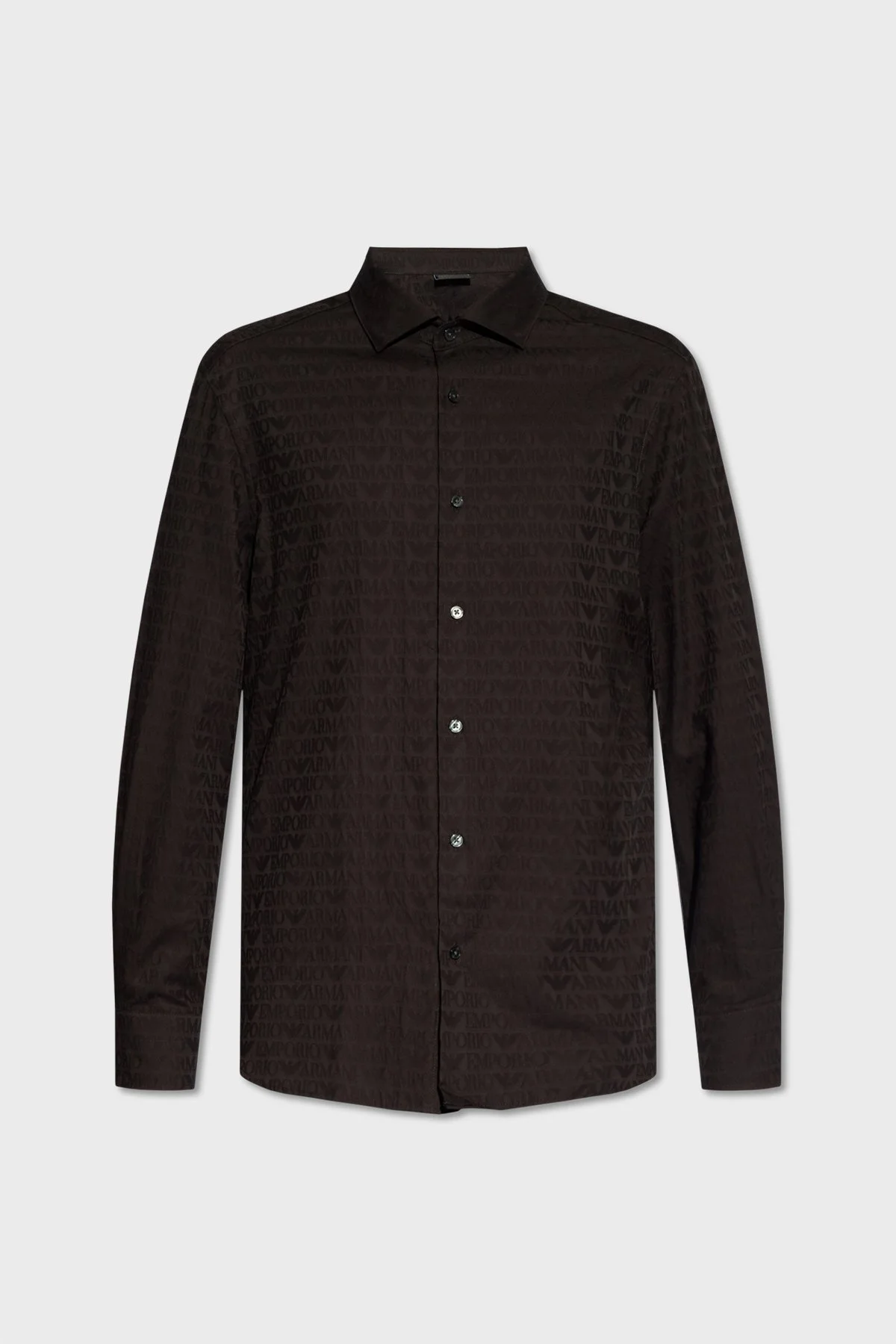 Emporio Armani Pamuklu Regular Fit Poplin Erkek Gömlek 3D1C86 1NIUZ F056 SİYAH - 8