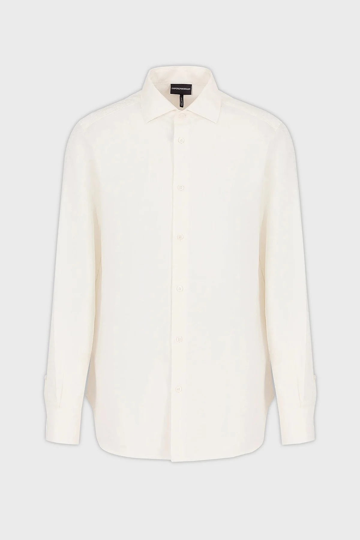 Emporio Armani Pamuklu Regular Fit Poplin Erkek Gömlek 3D1C86 1NIUZ F183 EKRU - 8