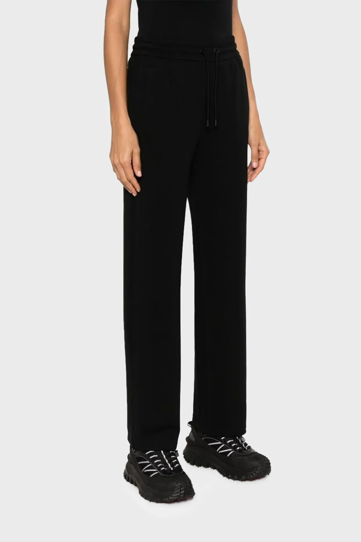 Emporio Armani Pamuklu Regular Fit Spor Bayan Pantolon 6R2P6C 1JHSZ 0999 SİYAH - 2